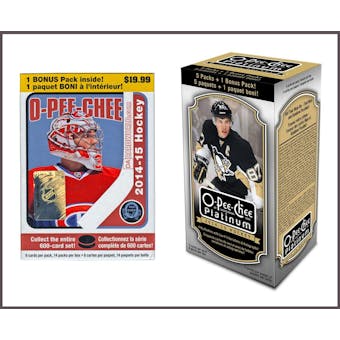 COMBO DEAL - 2014/15 Upper Deck Hockey Blaster Boxes (O-Pee-Chee, O-Pee-Chee Platinum)