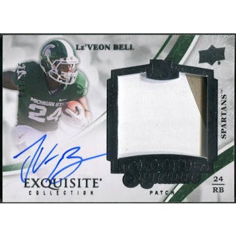 2013 Exquisite Collection #127 Le'Veon Bell Rookie Patch Auto #041/125
