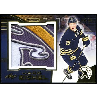 2015/16 Leaf 2015 Fall Expo Superlative Jack Eichel Exclusive Gold Sabres Logo Patch Card 8/10