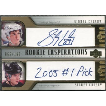 2005/06 Upper Deck Rookie Update #276 Sidney Crosby Rookie Auto #062/199