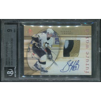 2005/06 SP Authentic #181 Sidney Crosby Limited Rookie Patch Auto #083/100 BGS 9 (MINT)