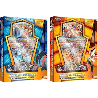 Pokemon Mega Swampert-EX & Blaziken-EX Premium Collection Box