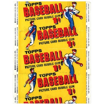 1956 Topps Baseball .1 Cent Wrapper