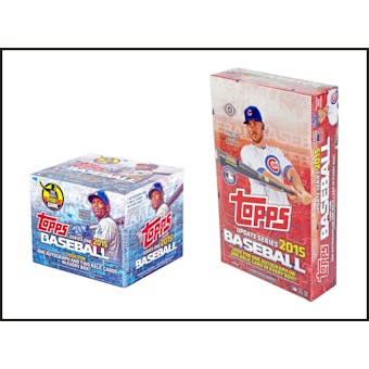 COMBO DEAL - 2015 Topps Baseball Hobby Boxes (2015 Topps Series 1 Jumbo. 2015 Topps Update Hobby)