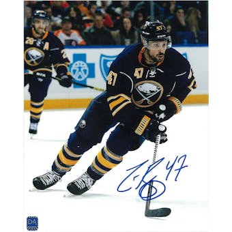 Zach Bogosian Autographed Buffalo Sabres Skating 8x10 Hockey Photo