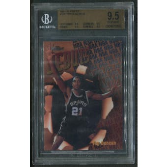 1997/98 Finest #101 Tim Duncan Rookie BGS 9.5 (GEM MINT)