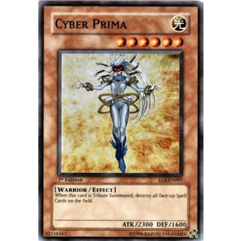 Yu-Gi-Oh Enemy of Justice Single Cyber Prima Super Rare (EOJ-EN007)