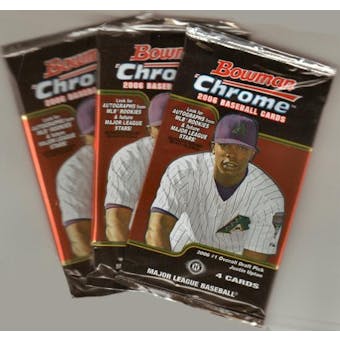 2006 Bowman Chrome Baseball Hobby Pack