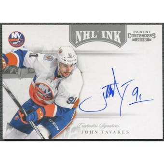 2011/12 Panini Contenders #35 John Tavares NHL Ink Auto SP