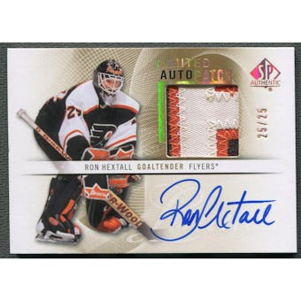 2012/13 SP Authentic #64 Ron Hextall Limited Patch Auto #25/25