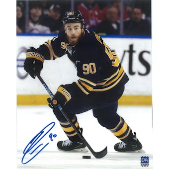 Ryan O'Reilly Autographed Buffalo Sabres Blue Jersey 8x10 Photo