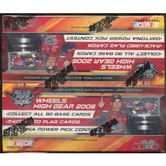 2006 Press Pass Wheels High Gear Racing Retail Box