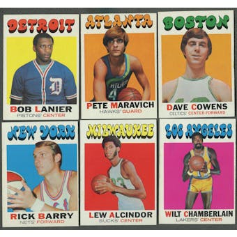 1971/72 Topps Basketball Complete Set (EX-MT)