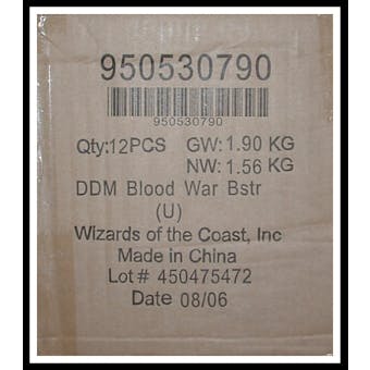 WOTC Dungeons & Dragons Miniatures Blood War Booster Case (12 ct.)