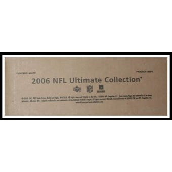 2006 Upper Deck Ultimate Collection Football Hobby 4-Box Case