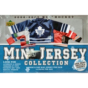 2006/07 Upper Deck Mini Jersey Collection Hockey Hobby Box