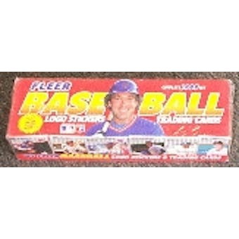 1989 Fleer Baseball Factory Set (Colorful Box)