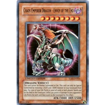 Yu-Gi-Oh The Lost Millennium Single Chaos Emperor Dragon - Envoy of the End Ultra Rare - HEAVY PLAY (HP)