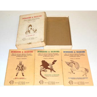 Original Dungeons & Dragons Box Set 4th Printing - Incomplete