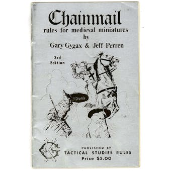 Chainmail Rules For Medieval Miniatures (3rd Edition, 2nd Print)