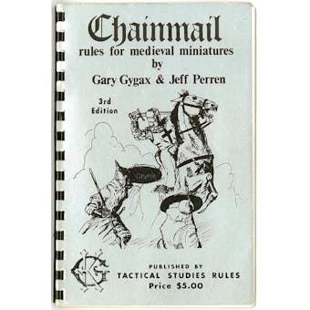 Chainmail Rules For Medieval Miniatures (3rd Edition, 2nd+ Print)