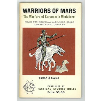 Warriors of Mars - The Warfare of Barsoom in Miniature RPG