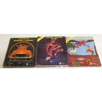 Advanced Dungeons & Dragons Rules Handbooks Set of 3