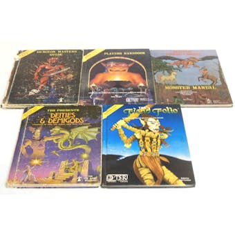 Advanced Dungeons & Dragons Rulebook Lot - Set of 5