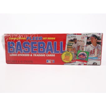 1988 Fleer Baseball Factory Set (Colorful box)