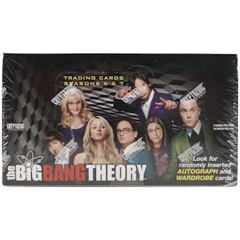 The Big Bang Theory Seasons 6 & 7 Trading Cards Hobby Box (Cryptozoic 2016)