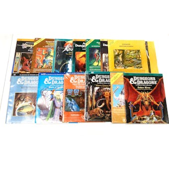 Assorted Dungeons & Dragons Module Lot Plus AD&D Dungeon Masters Screen