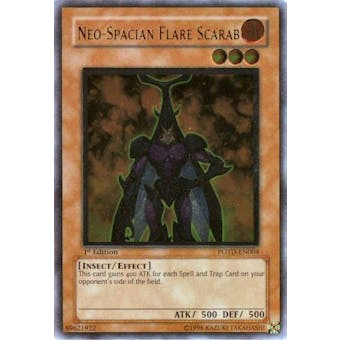 Yu-Gi-Oh Power of the Duelist 1st Ed. Neo-Spacian Flare Scarab Ultimate Rare - NEAR MINT (NM)