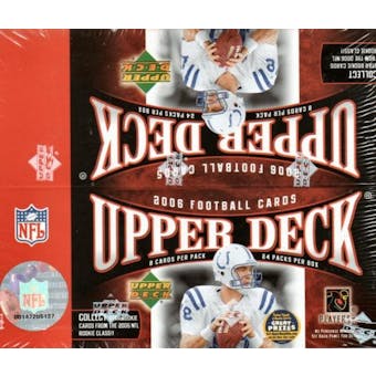 2006 Upper Deck Football 24 Pack Box