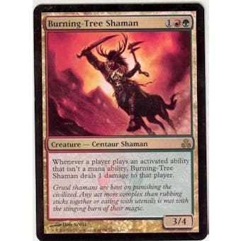 Magic the Gathering Guildpact Single Burning-Tree Shaman Foil