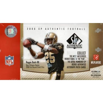 2006 Upper Deck SP Authentic Football Hobby Box