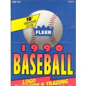 1990 Fleer Baseball Rack Box