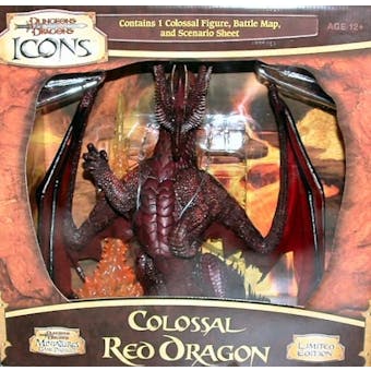 WOTC Dungeons & Dragons Miniatures Colossal Red Dragon Figure (Box)