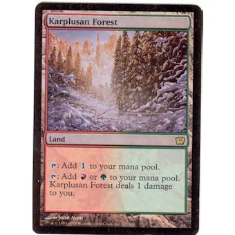 Magic the Gathering 9th Edition Single Karplusan Forest Foil