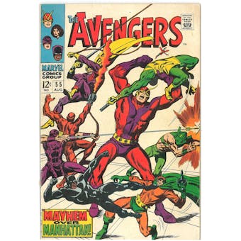 Avengers #55  VG/FN