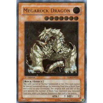 Yu-Gi-Oh The Lost Millennium Single Megarock Dragon Ultimate Rare (TLM-EN015) - SLIGHT PLAY (SP)