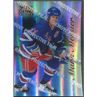 1996/97 Select Certified #36 Mark Messier Mirror Blue With Coating