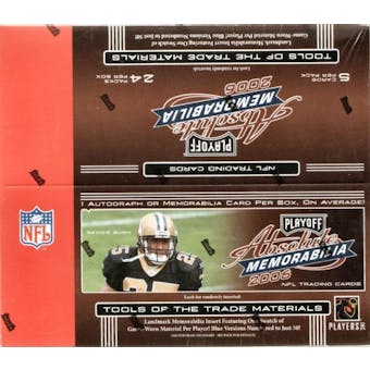 2006 Playoff Absolute Memorabilia Football 24-Pack Box