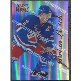 1996/97 Select Certified #76 Brian Leetch Mirror Blue With Coating