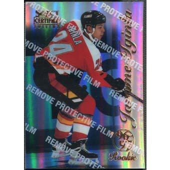 1996/97 Select Certified #93 Jarome Iginla Rookie Mirror Blue With Coating