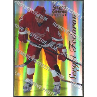 1996/97 Select Certified #55 Sergei Fedorov Mirror Gold