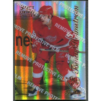 1996/97 Select Certified #97 Tomas Holmstrom Rookie Mirror Gold