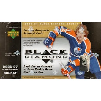 2006/07 Upper Deck Black Diamond Hockey Hobby Box