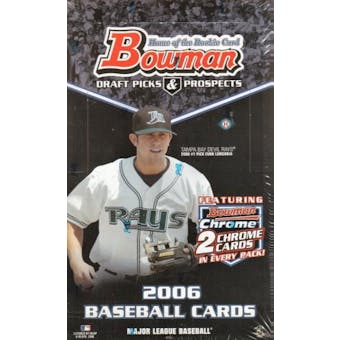 2006 Bowman Draft Picks & Prospects Baseball Hobby Box