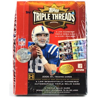 2006 Topps Triple Threads Football Hobby Box