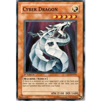 Yu-Gi-Oh Cybernetic Revolution 1st Edition Cyber Dragon Super Rare (CRV)